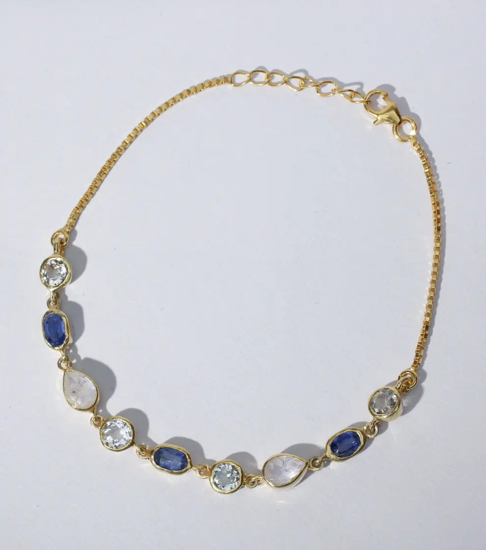 Holy Confluence Necklace in Blue Kyanite