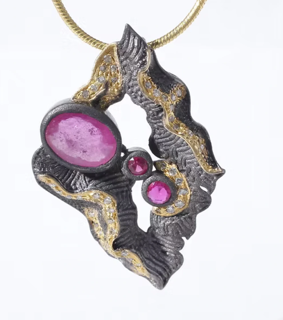 Crimson Heights Pendant For Her