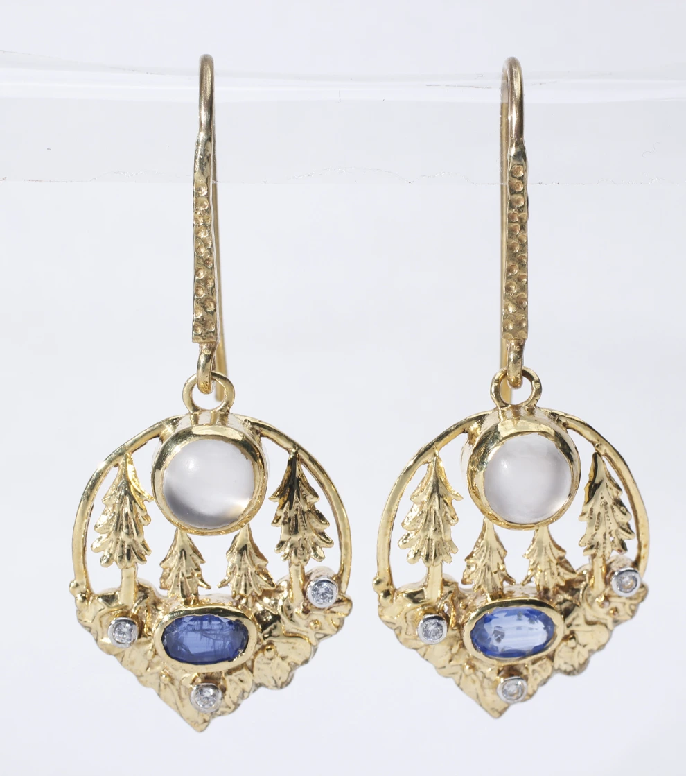 Moonlit Pines Earring