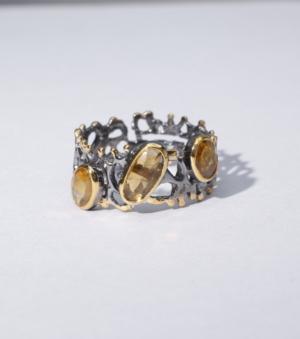 Frostfall Ring in Tourmaline